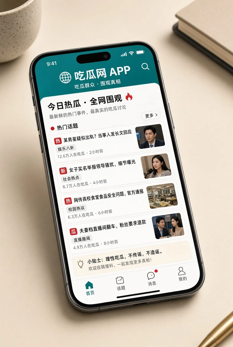 吃瓜网移动阅读界面
